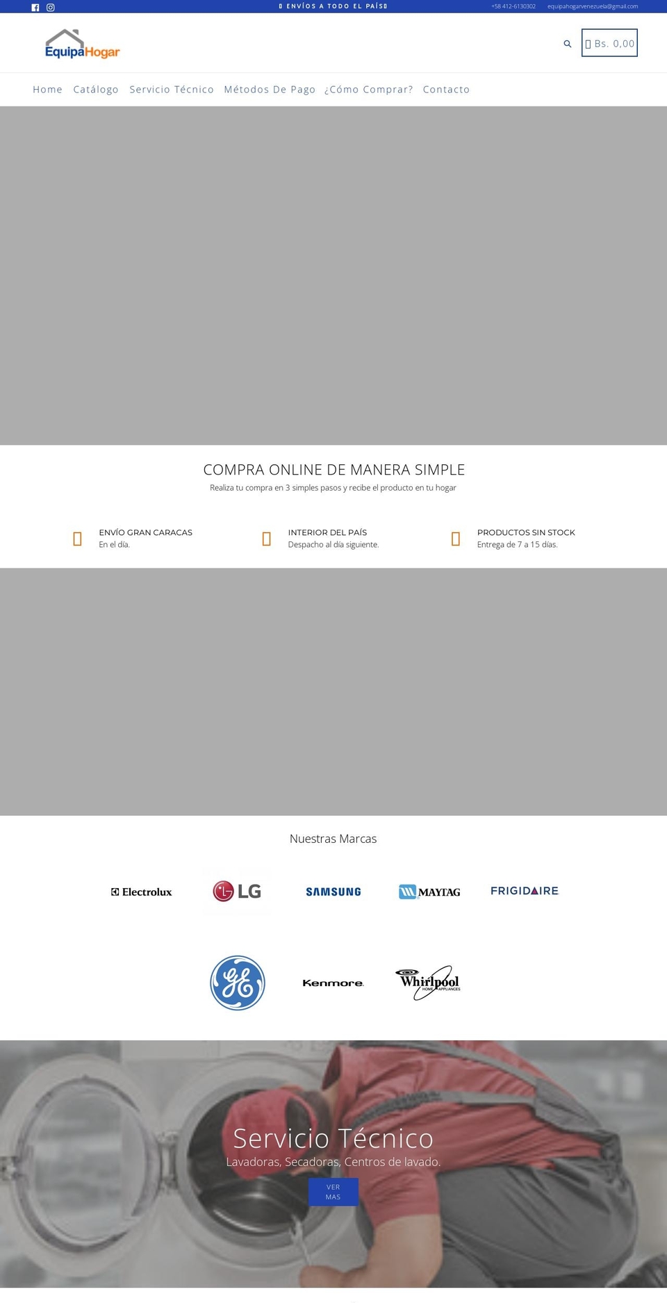 equipahogar.com — Shopify store in 