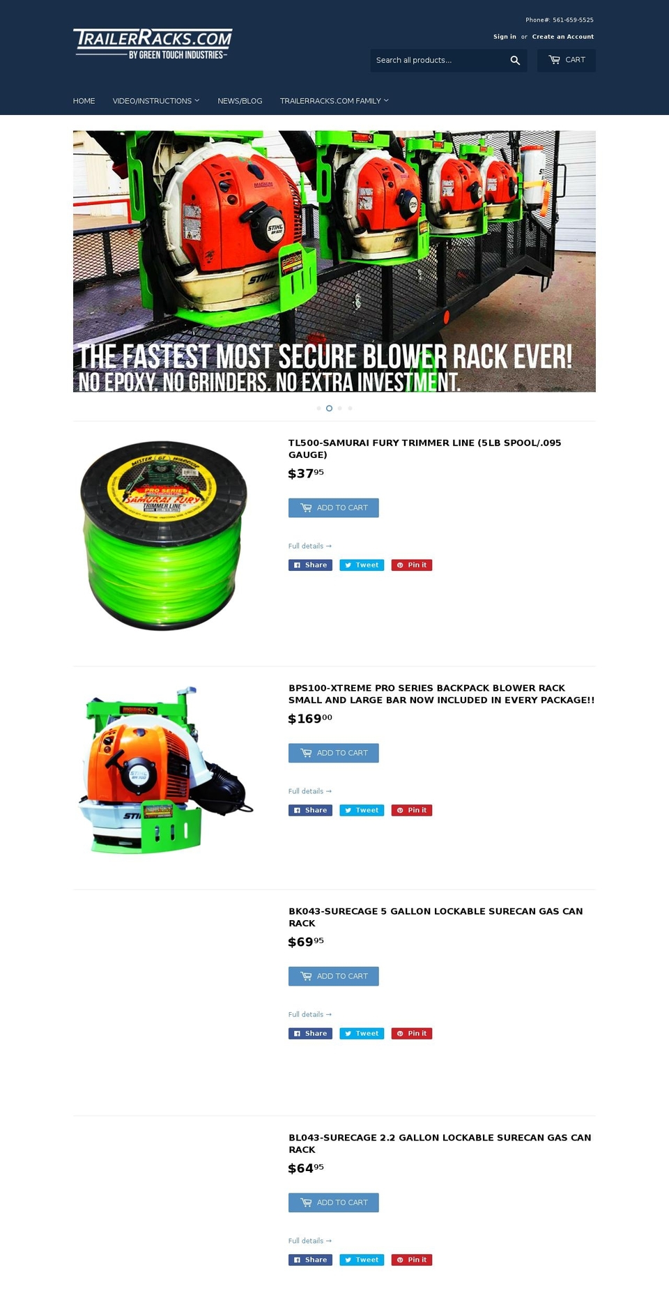 equipment-defender.com — Shopify storefront screenshot
