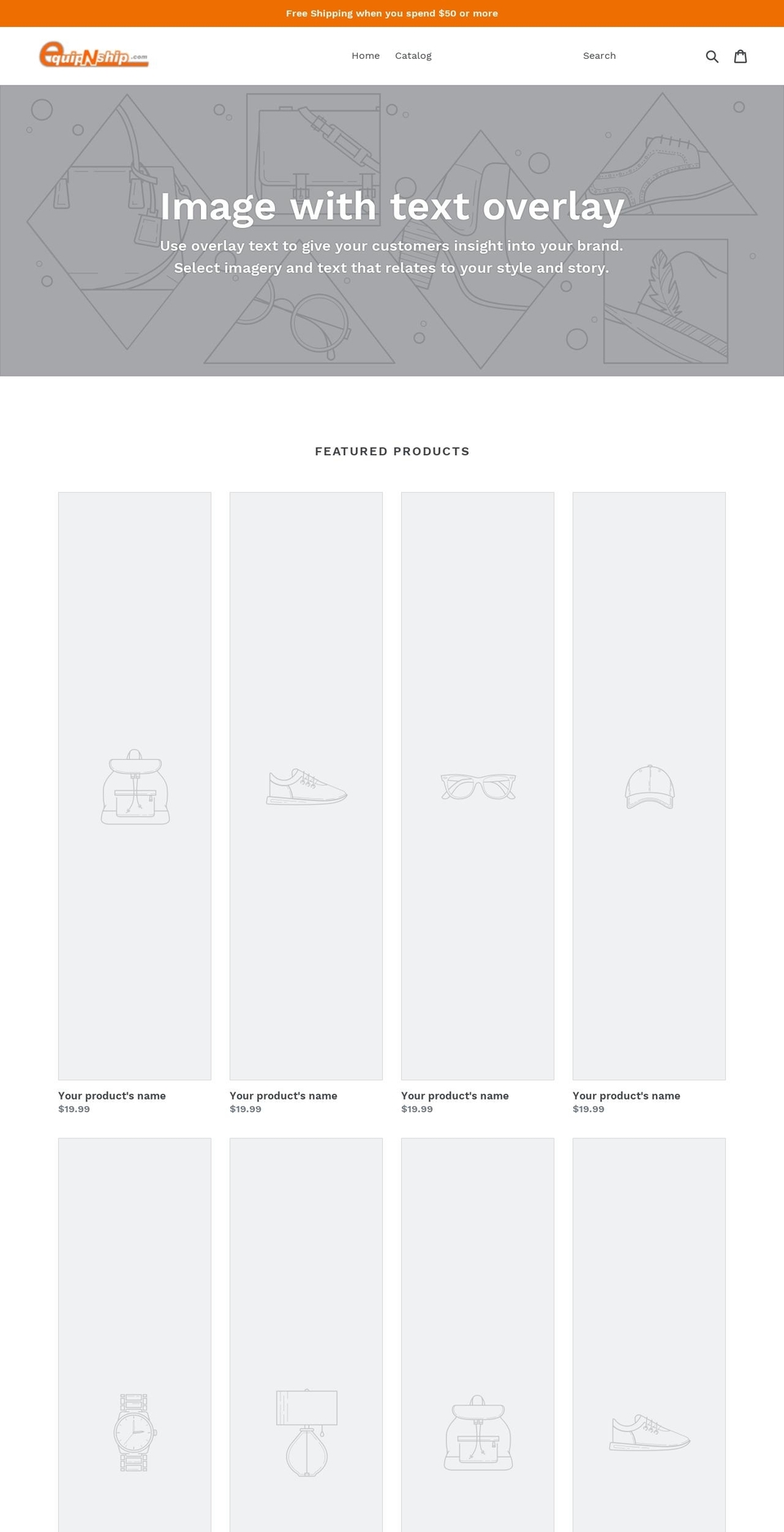equipnship.com — Shopify storefront screenshot