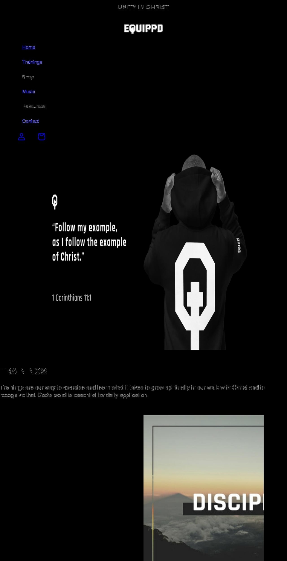 equippdlife.com shopify website screenshot