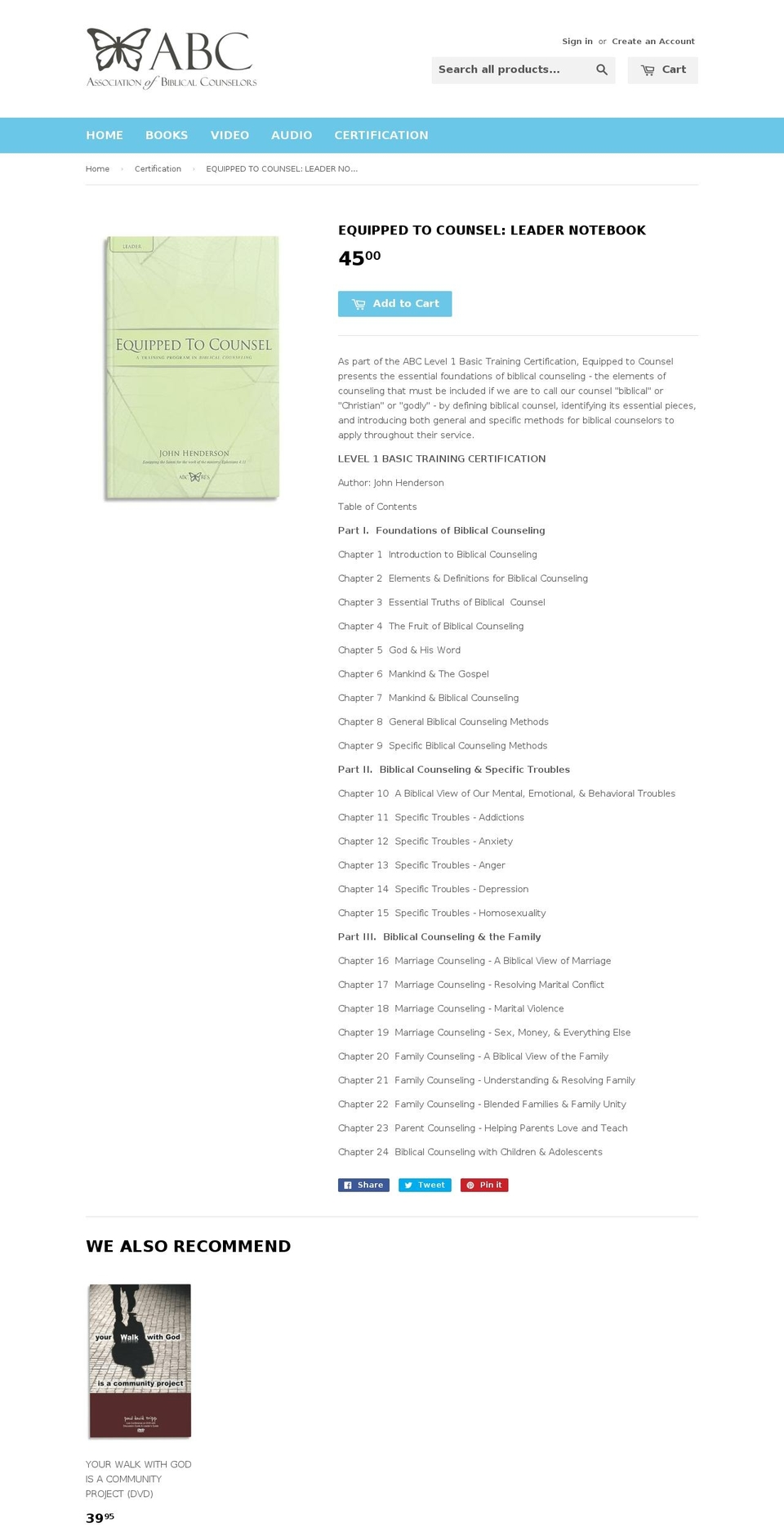 equippedtocounsel.com shopify website screenshot