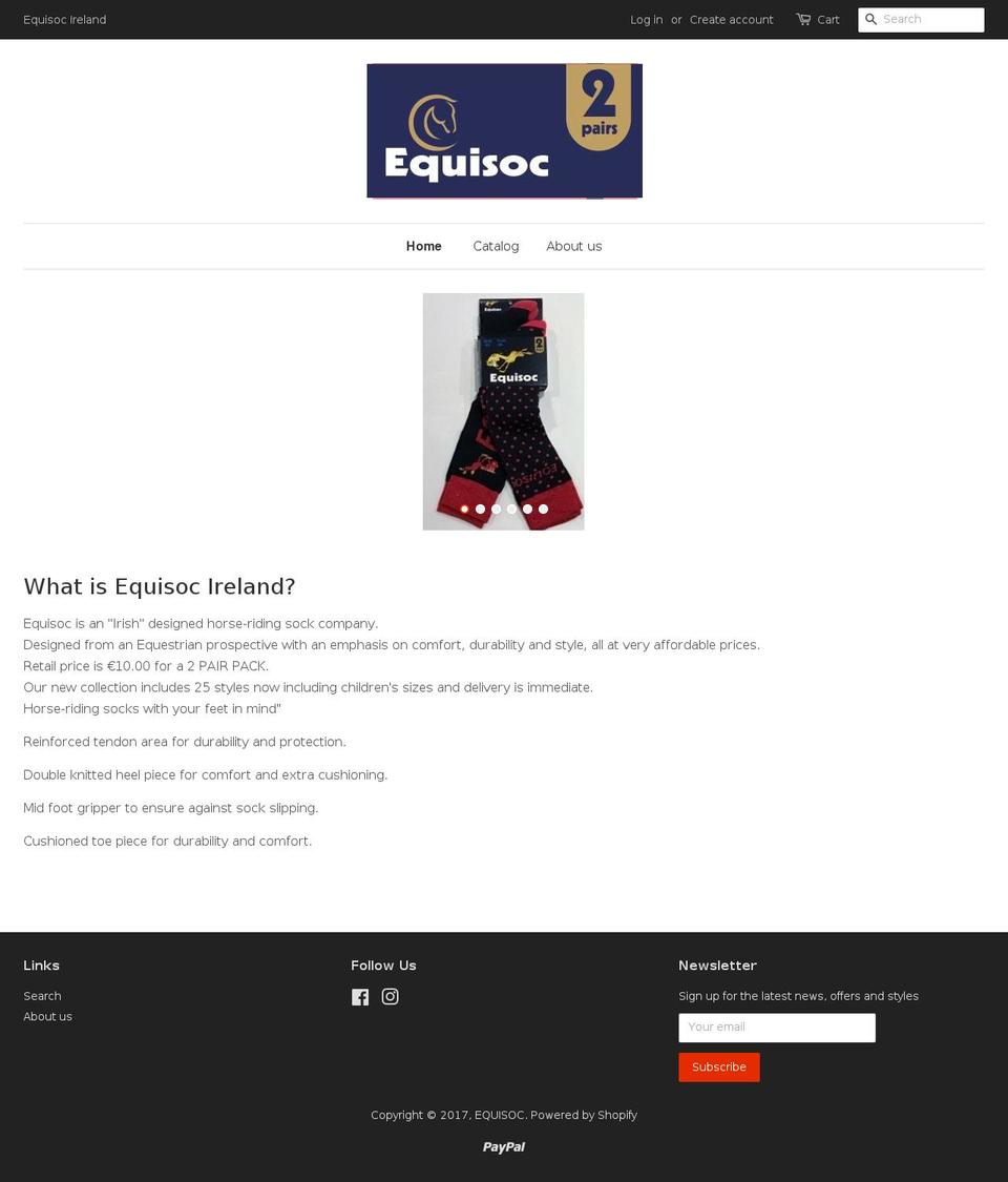 equisoc.com shopify website screenshot