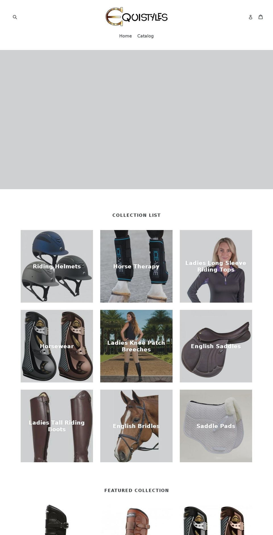 equistyles.com — Shopify storefront screenshot