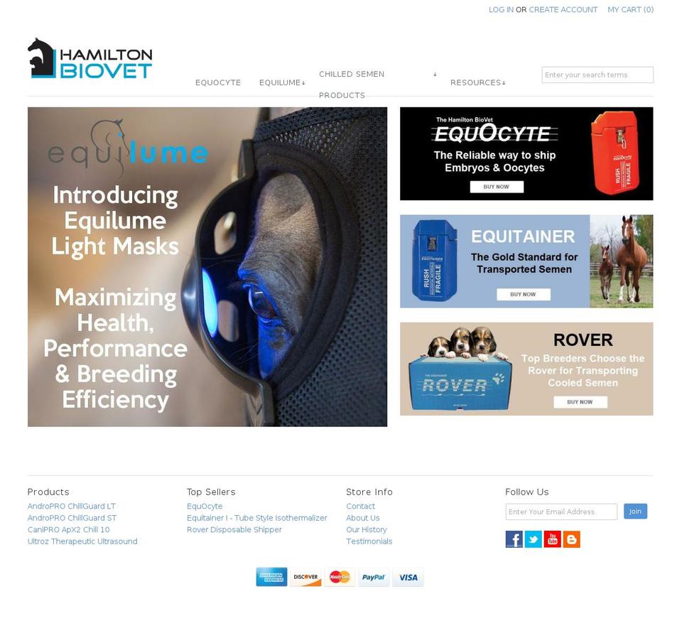 equitainer.info shopify website screenshot