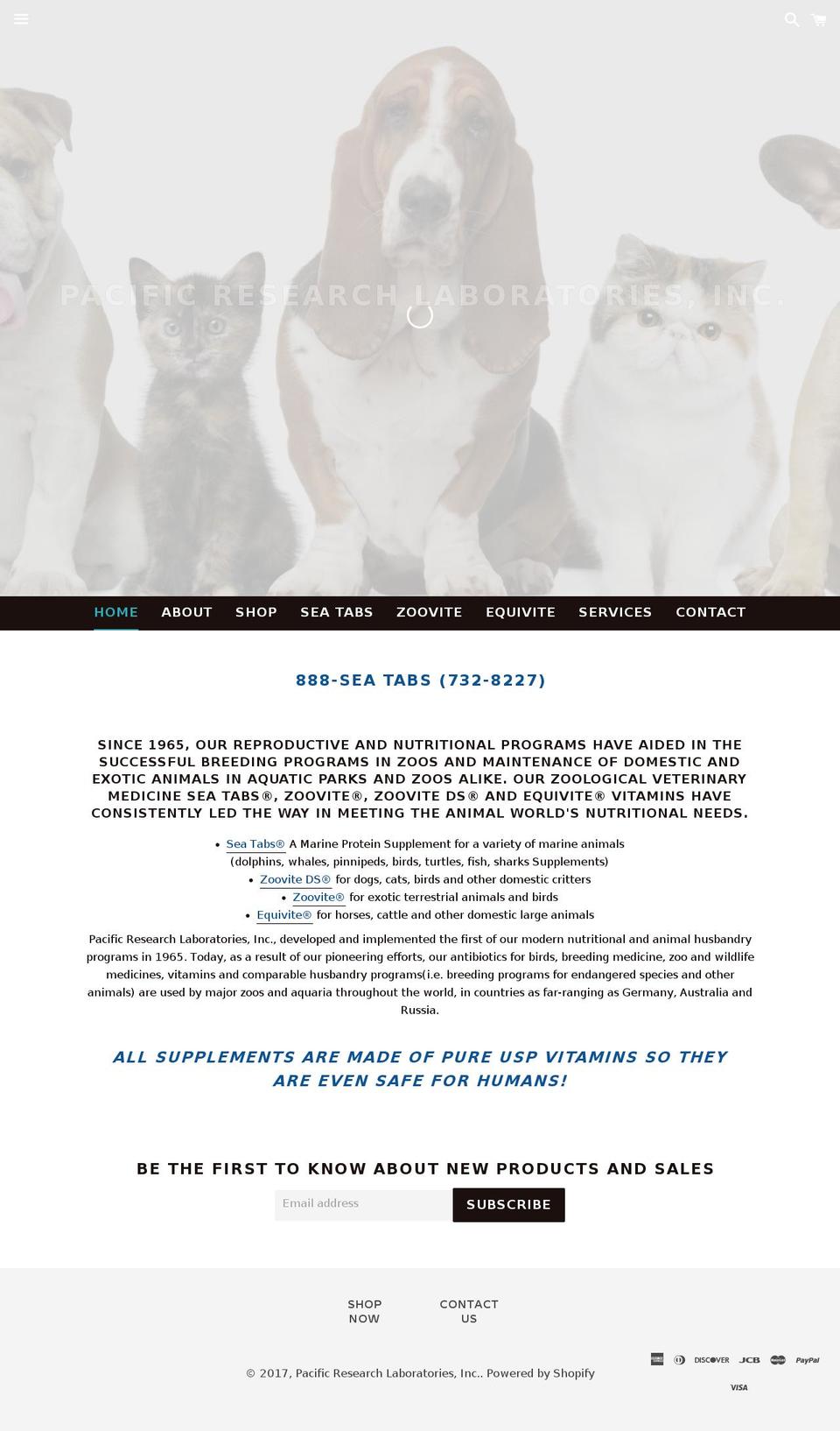 equivite.net shopify website screenshot