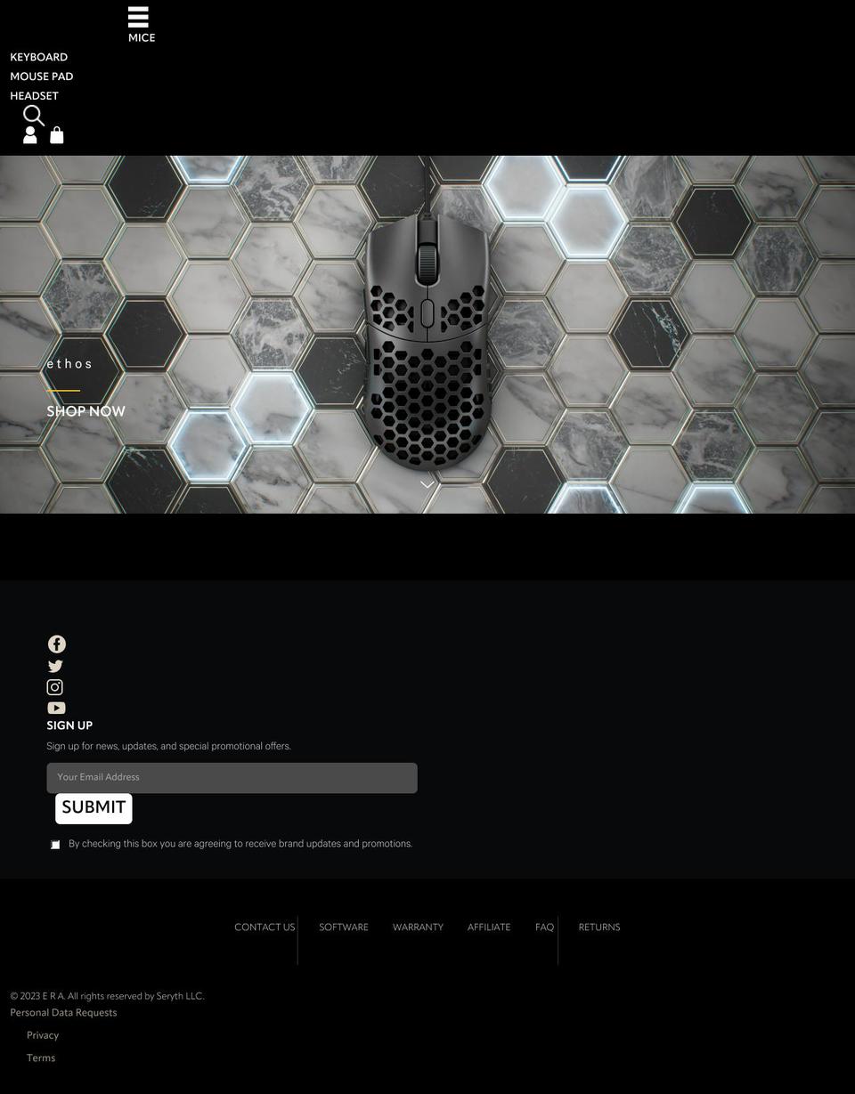 era.win shopify website screenshot