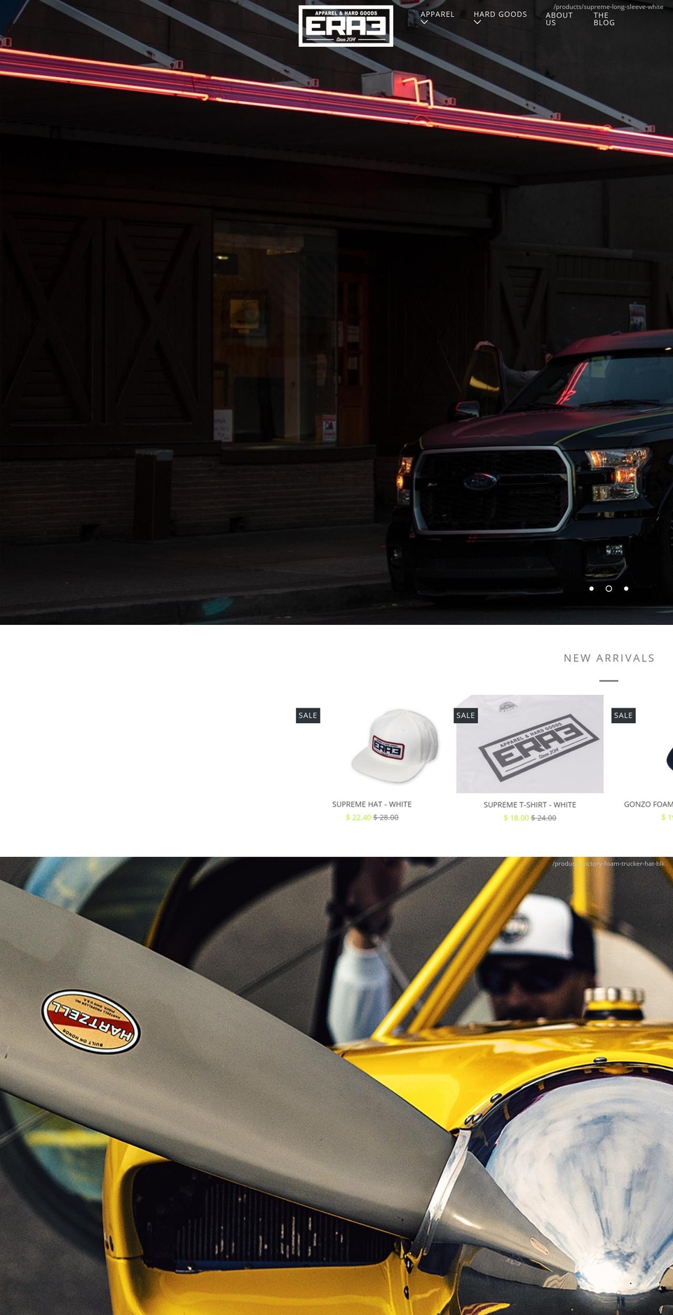 era3.com — Shopify storefront screenshot