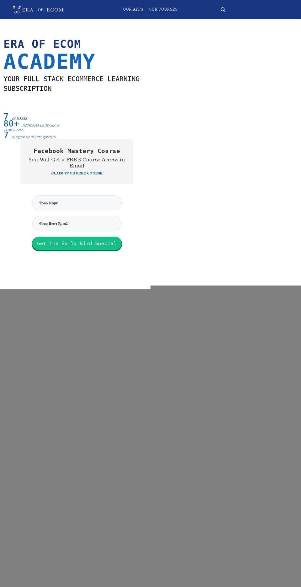 eraofecom.org shopify website screenshot