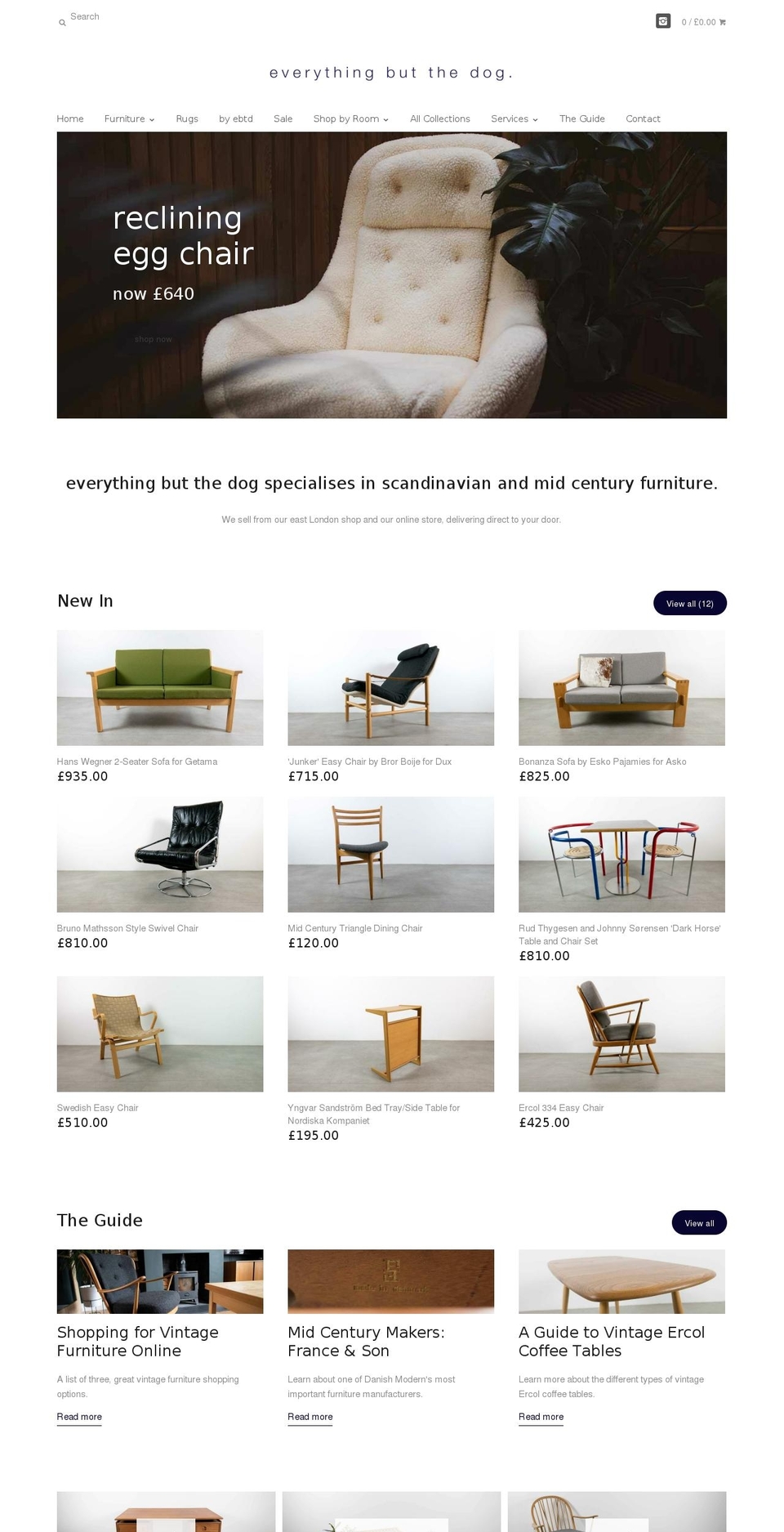 ercollondon.com — Shopify storefront screenshot