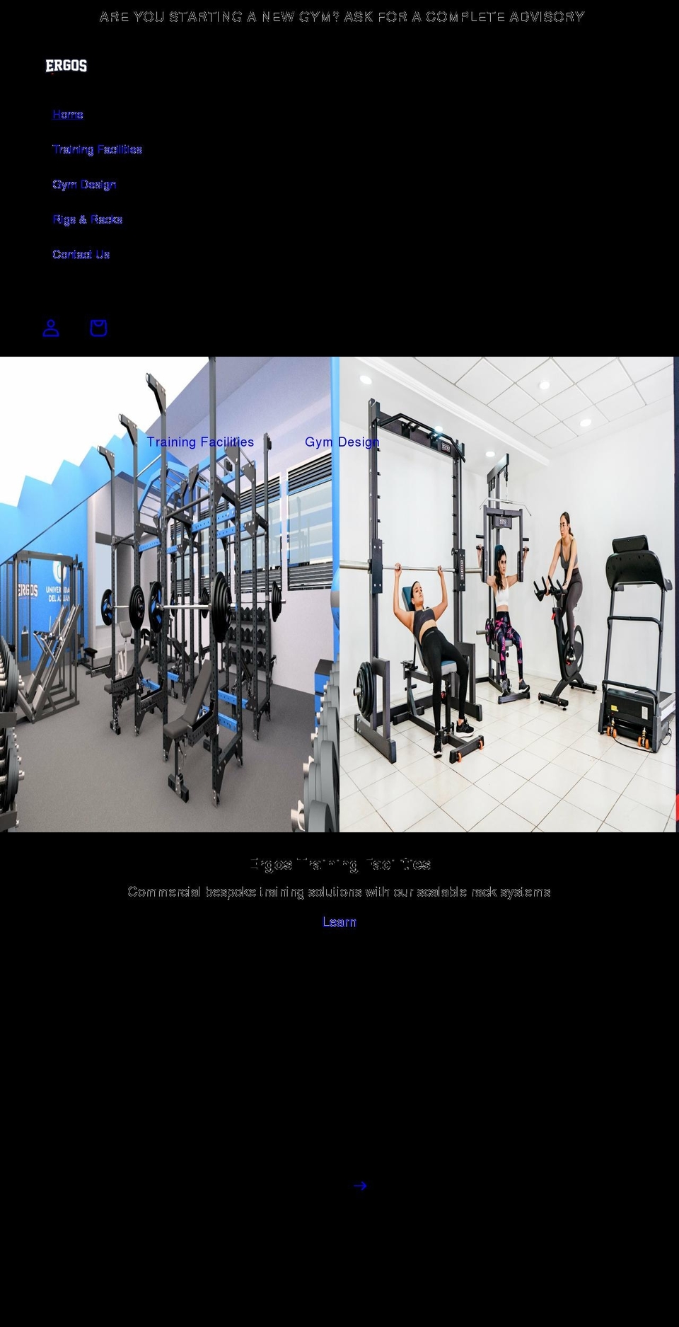 ergos-energy.com shopify website screenshot