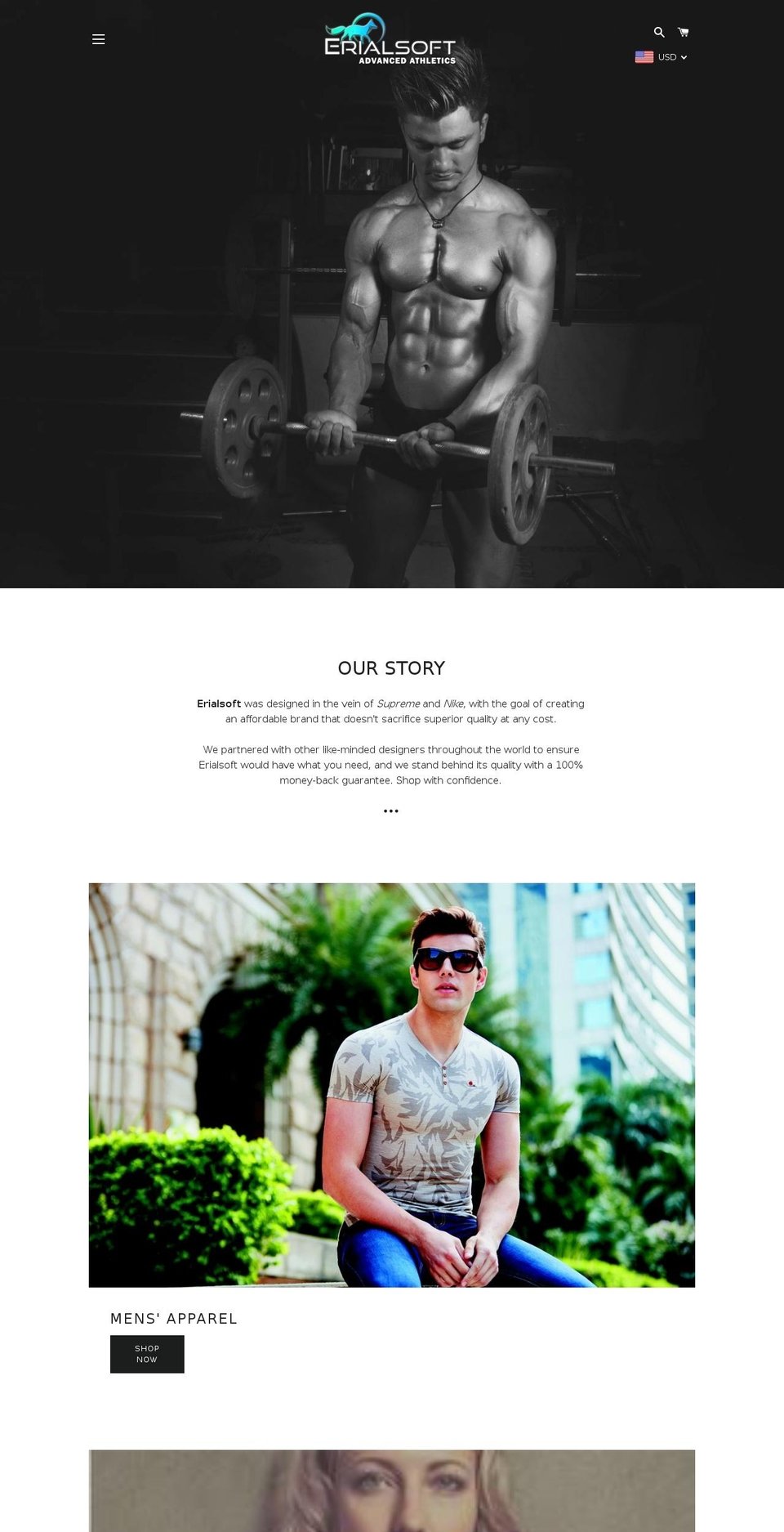 erialsoft.com — Shopify storefront screenshot