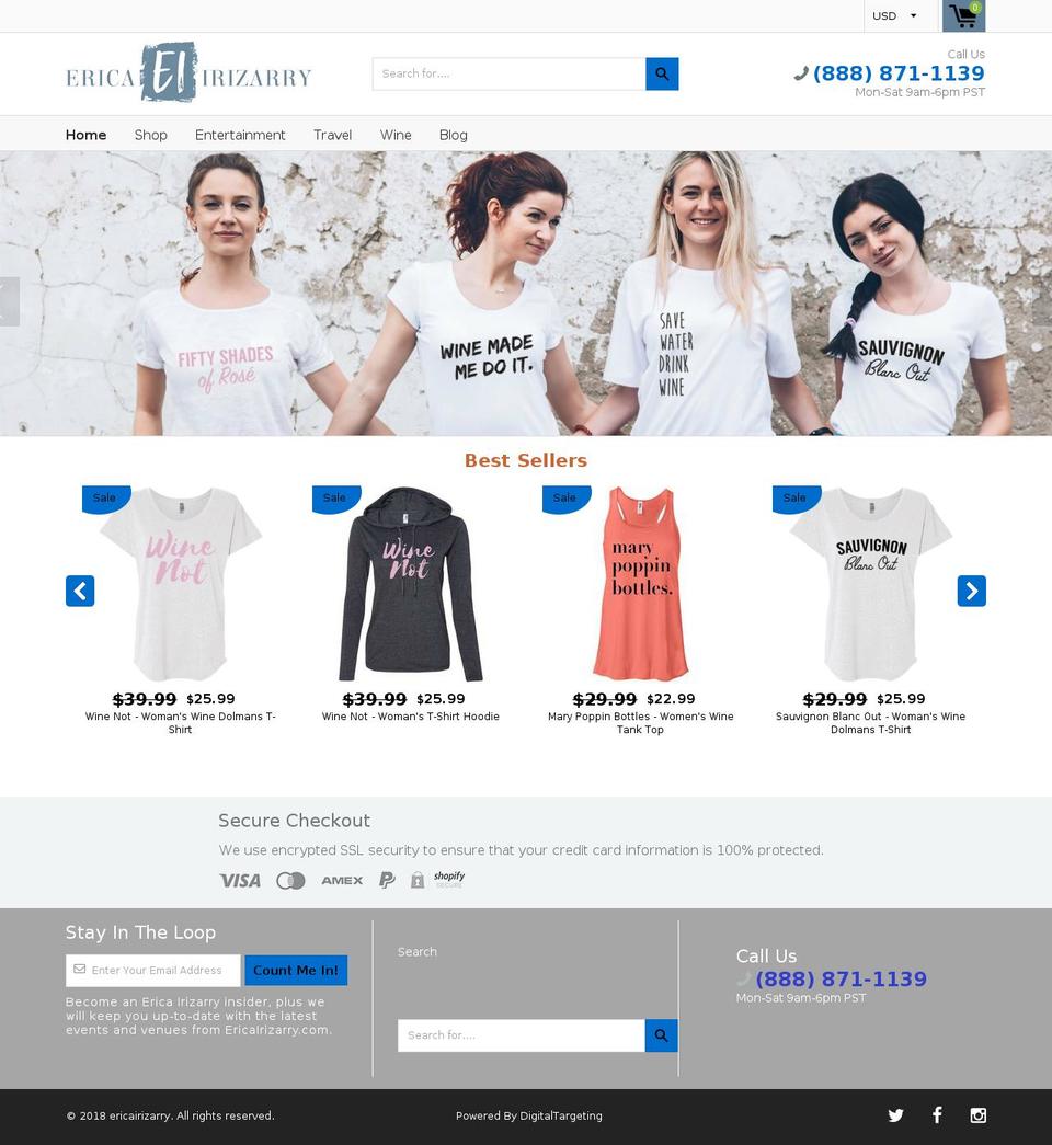 ericairizarry.com — Shopify storefront screenshot