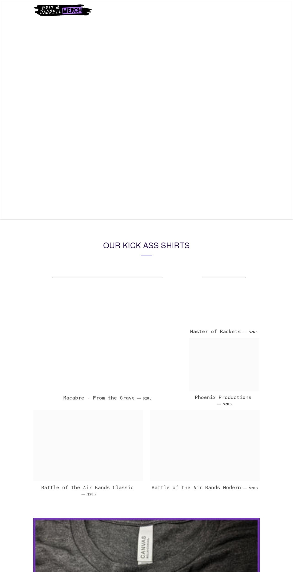 ericanddarrell.shop shopify website screenshot