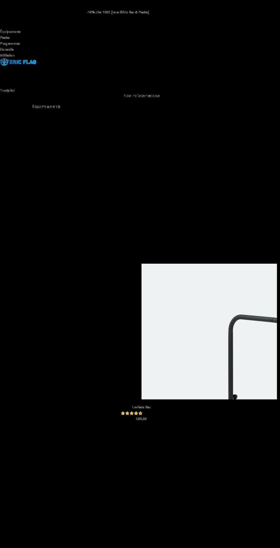 ericflag.com shopify website screenshot
