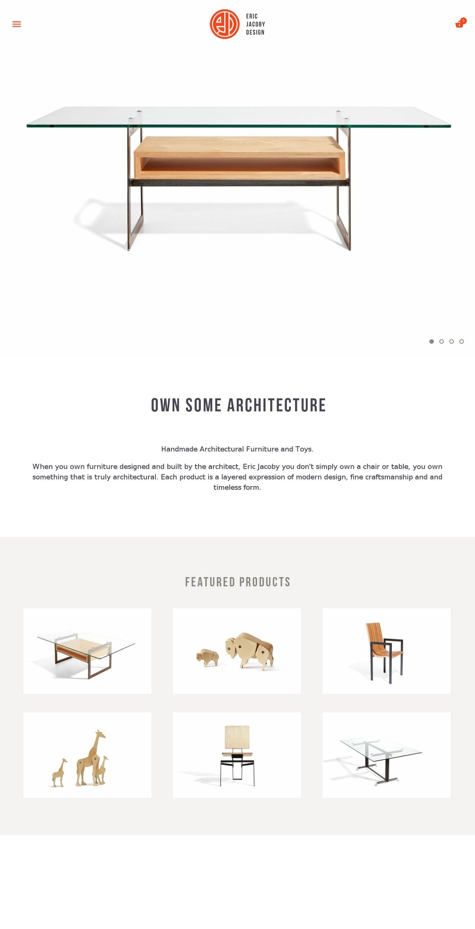 ericjacobydesign.org shopify website screenshot