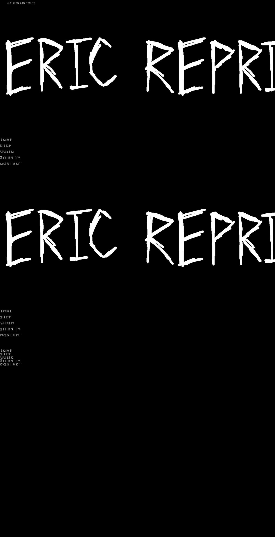ericreprid.com — Shopify storefront screenshot