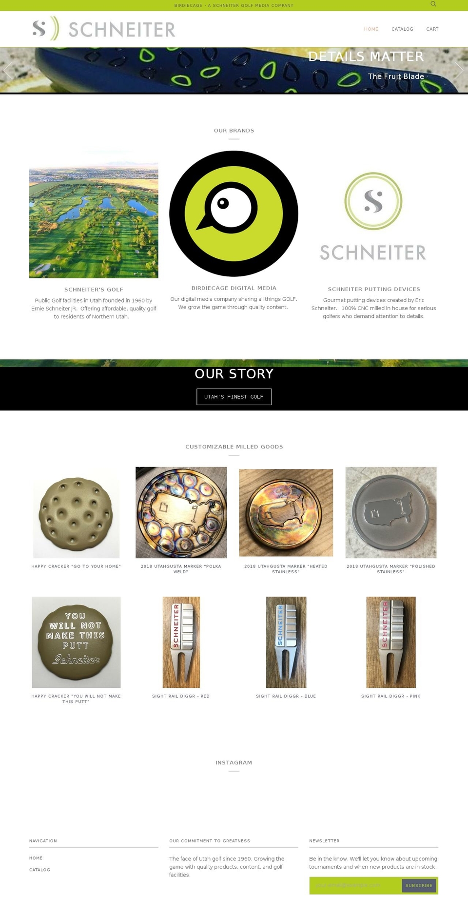 ericschneiter.com — Shopify storefront screenshot