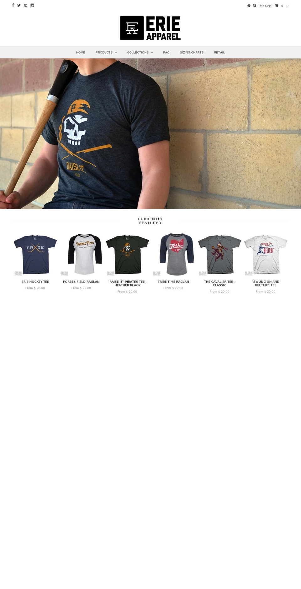 erieappareldefault Shopify theme site example erie-apparel.com