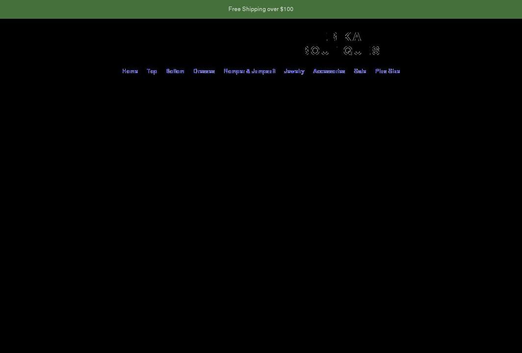 erikaboutiques.com shopify website screenshot