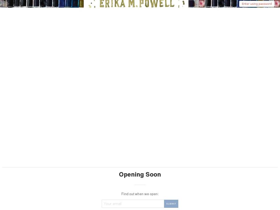 erikampowelltextiles.com shopify website screenshot