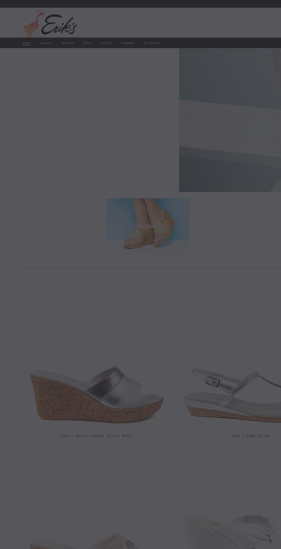 shoes Shopify theme site example eriksshoes.com