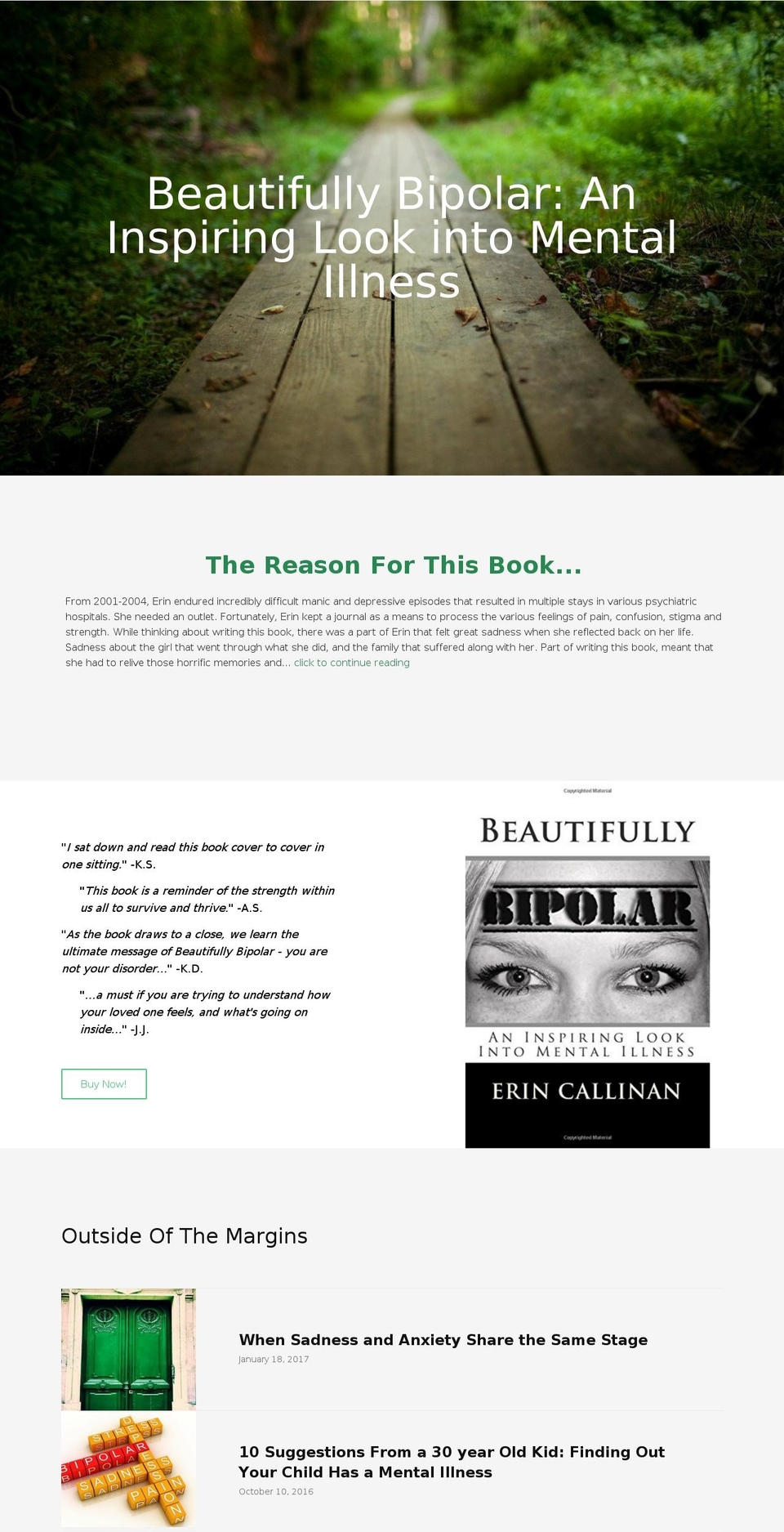 erincallinan.com shopify website screenshot