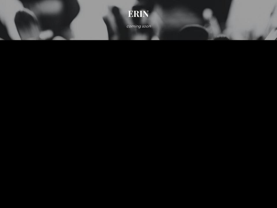 erincosmetics.com — Shopify storefront screenshot