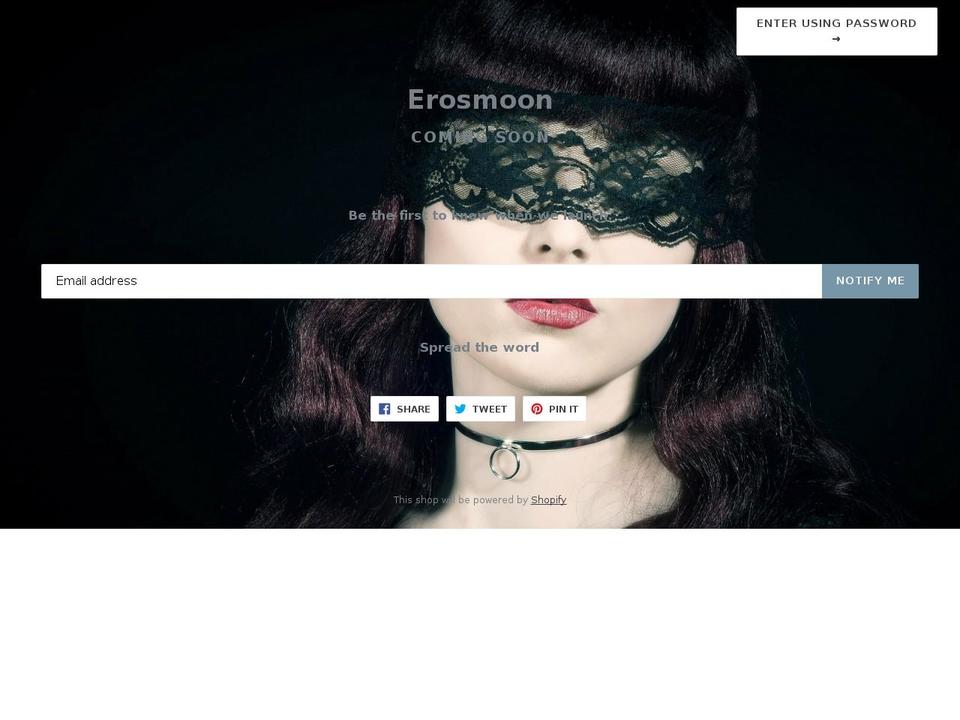 erosmoon.com — Shopify storefront screenshot