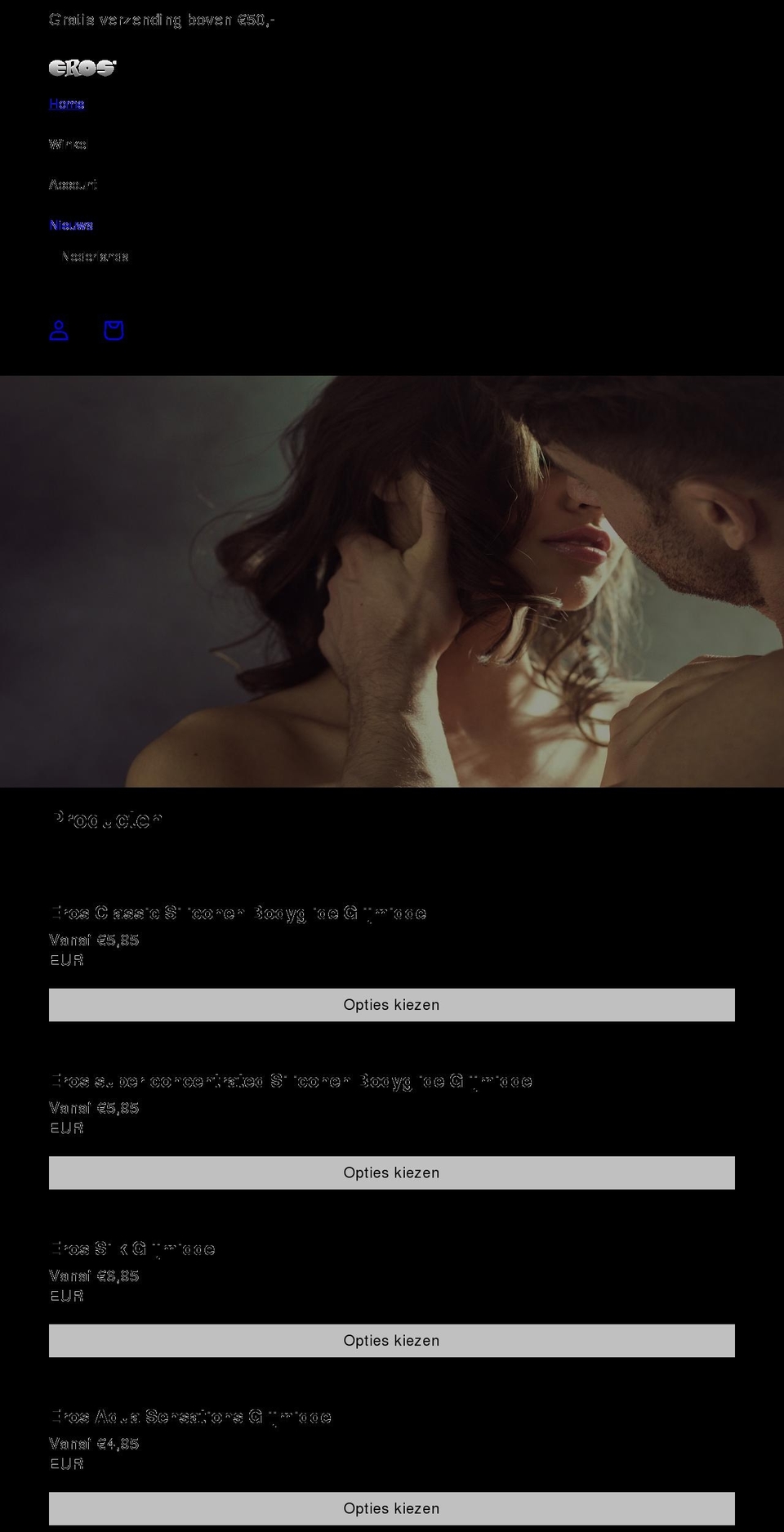 erosshop.nl shopify website screenshot