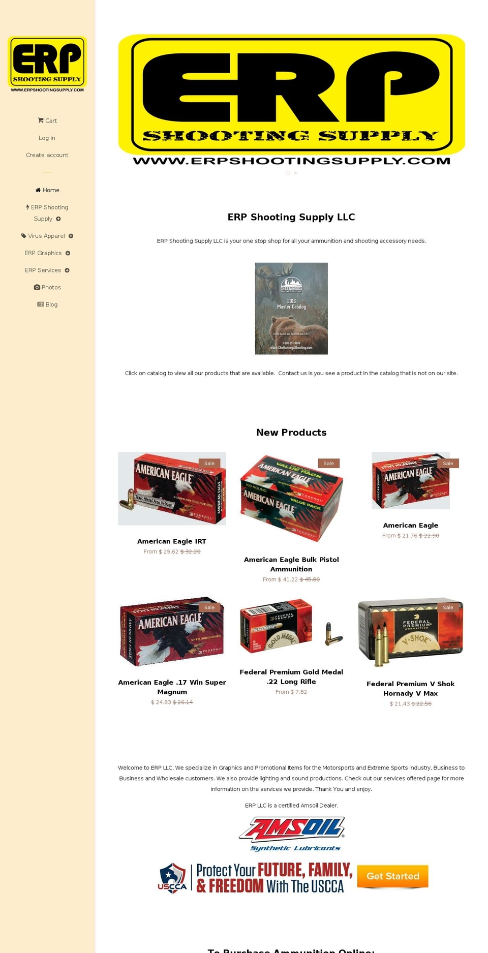 erpllcinfo.com shopify website screenshot