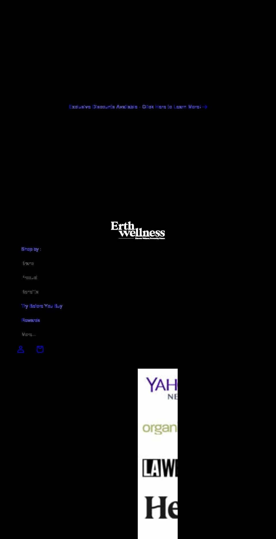 erthhemp.com — Shopify storefront screenshot