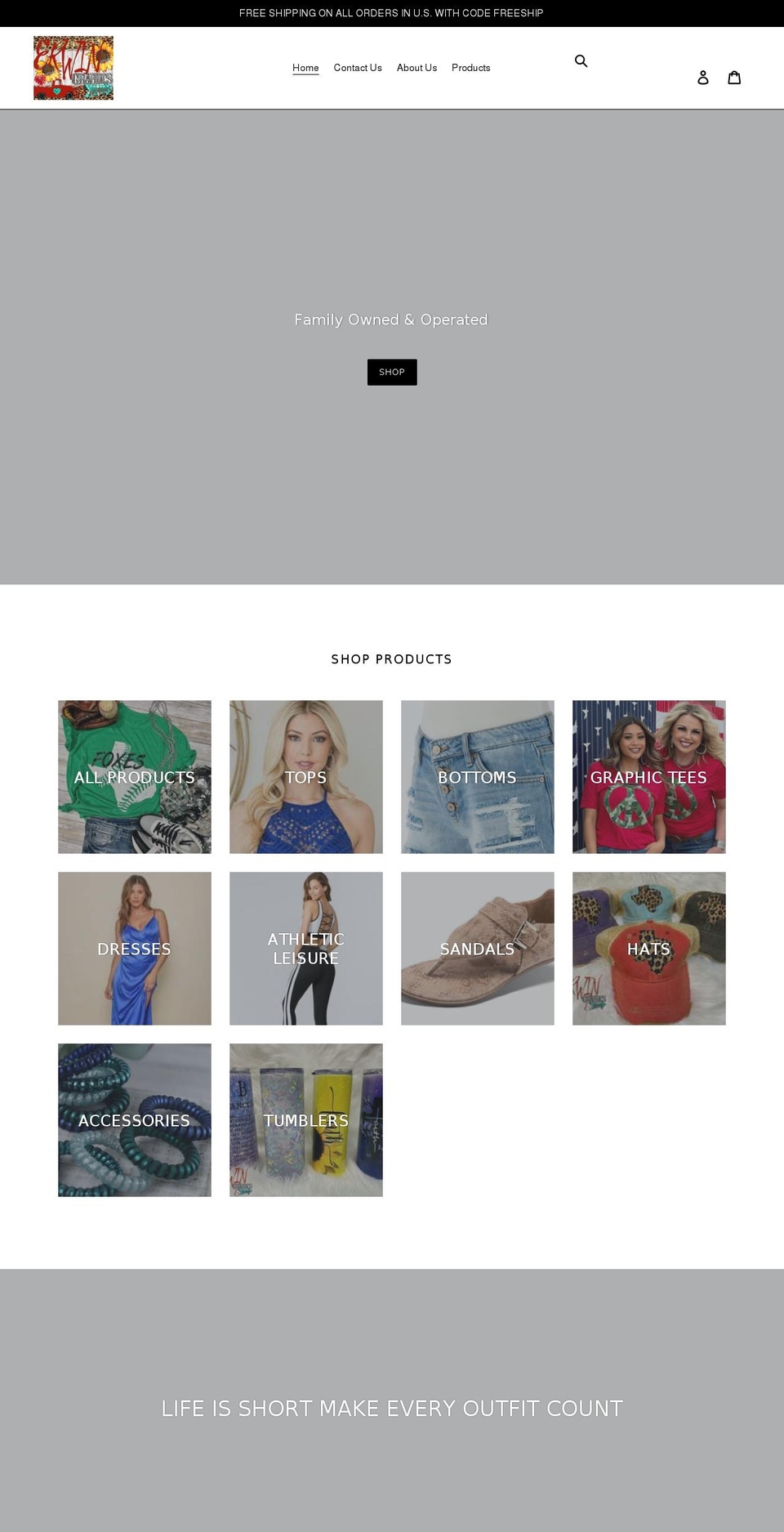erwingraphicsandboutique.com shopify website screenshot