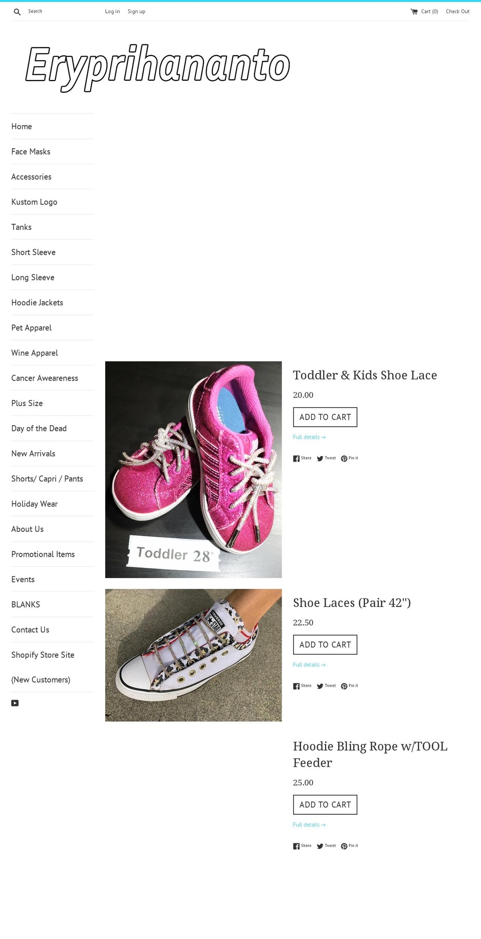 eryprihananto.com shopify website screenshot