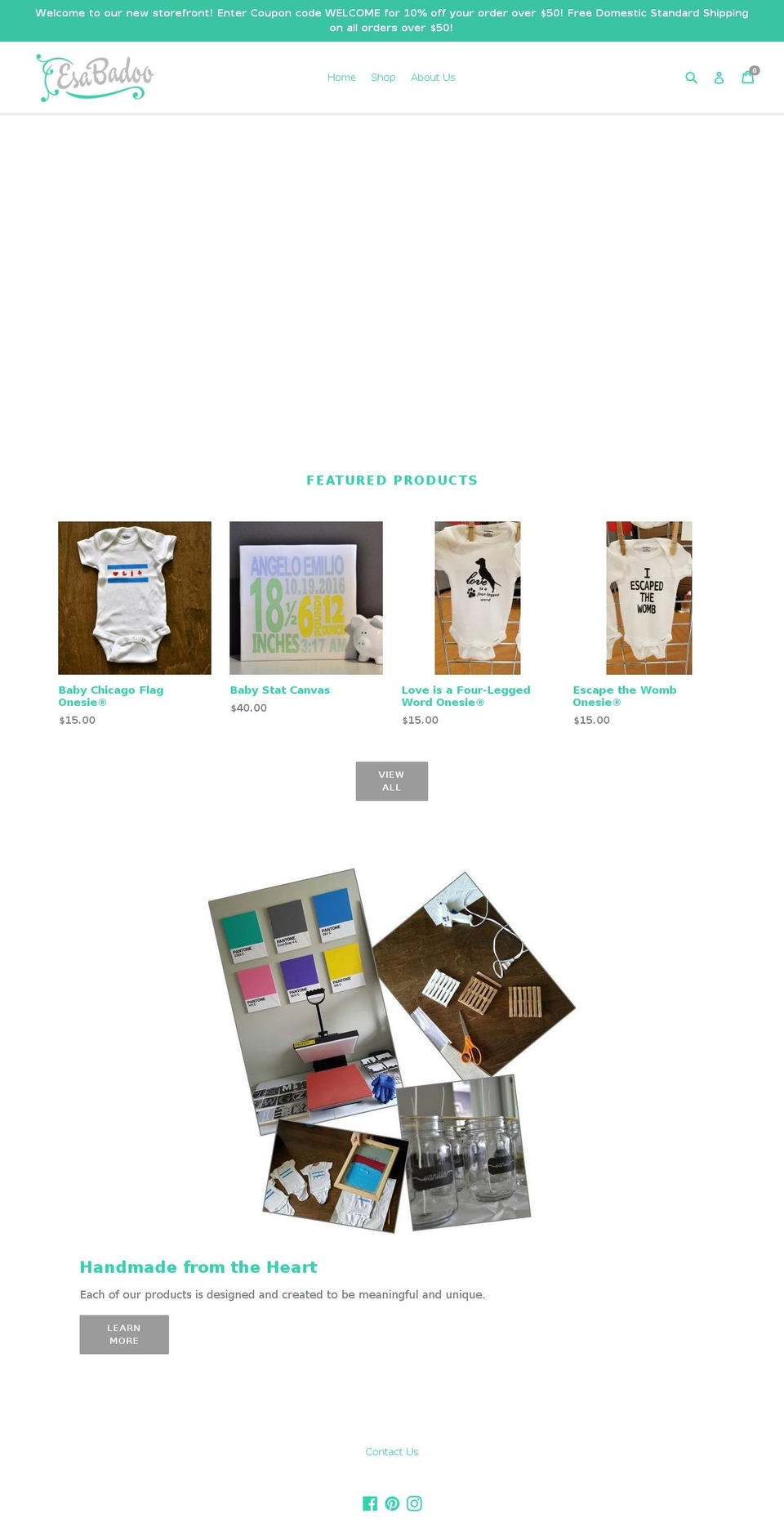 esabadoo.com — Shopify storefront screenshot