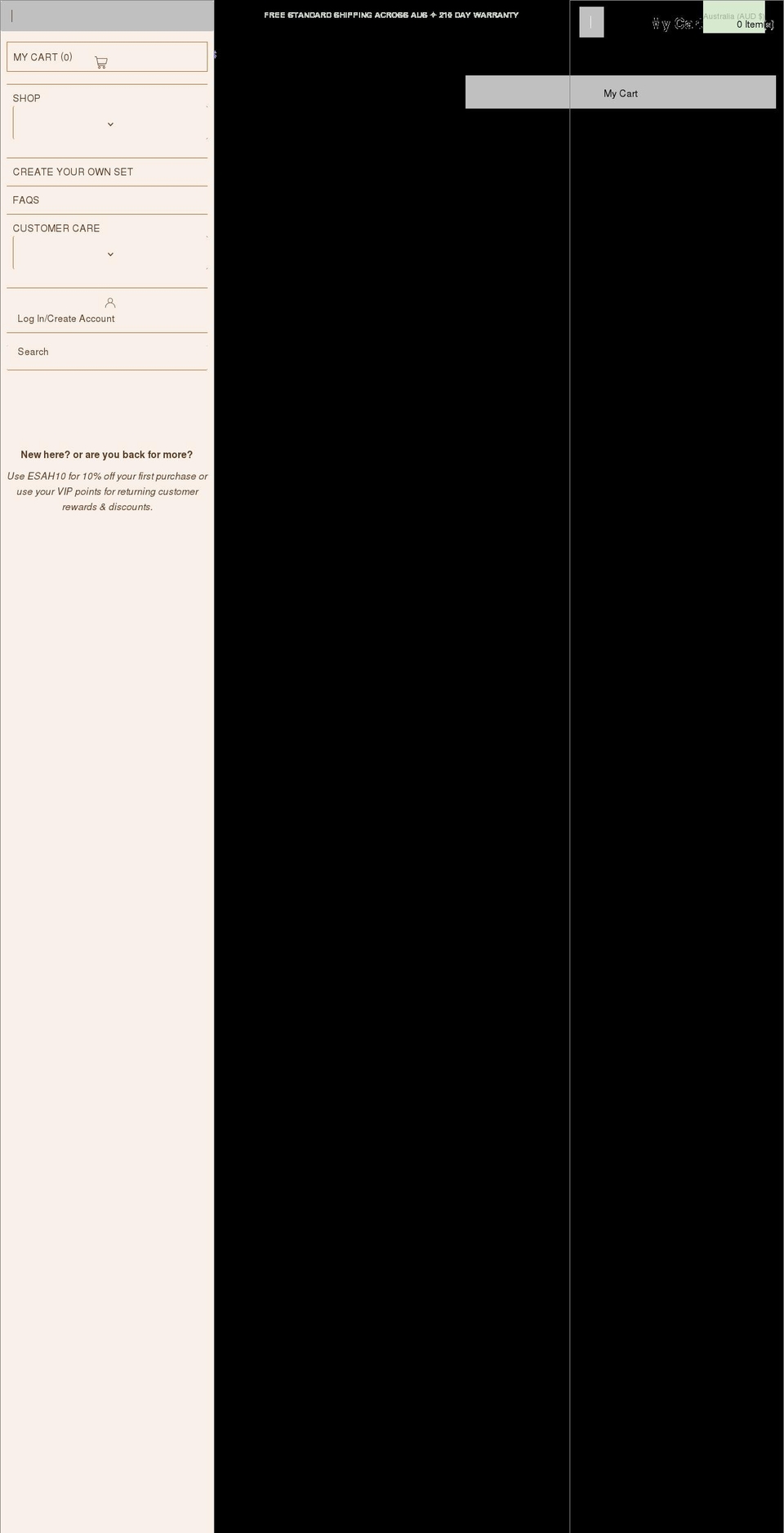 esahandco.com shopify website screenshot