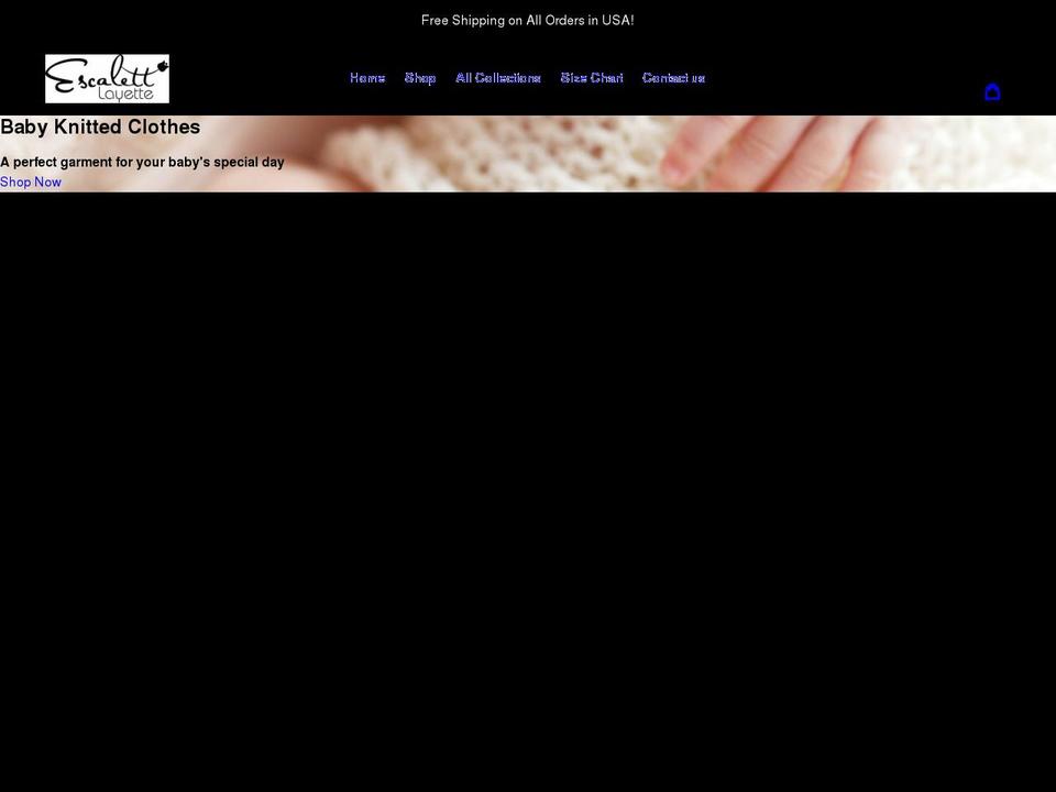 escalettlayette.com shopify website screenshot