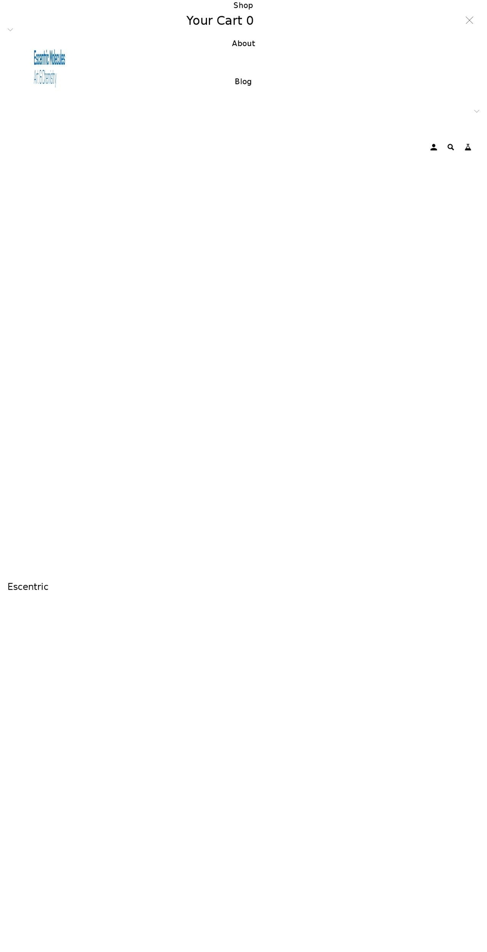 escentric.com — Shopify storefront screenshot