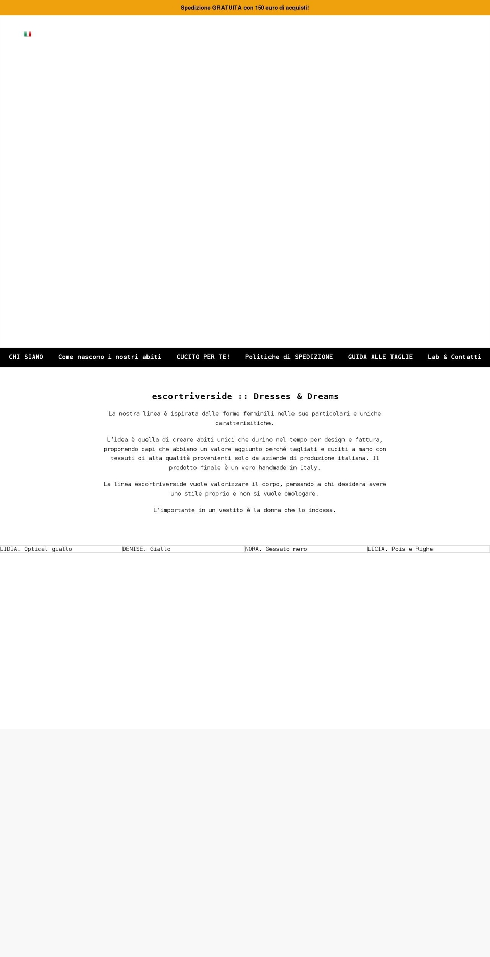 escortriverside.com shopify website screenshot