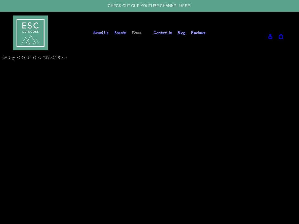 escoutdoors.co.uk shopify website screenshot
