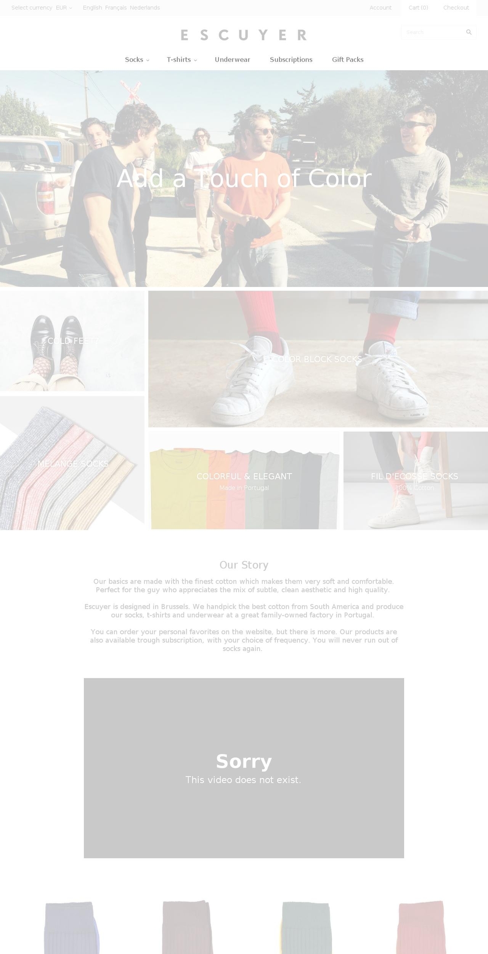 escuyer.net shopify website screenshot