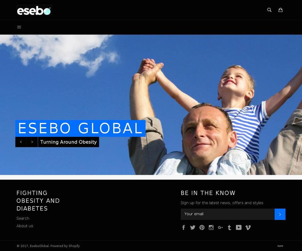 eseboglobal.com shopify website screenshot