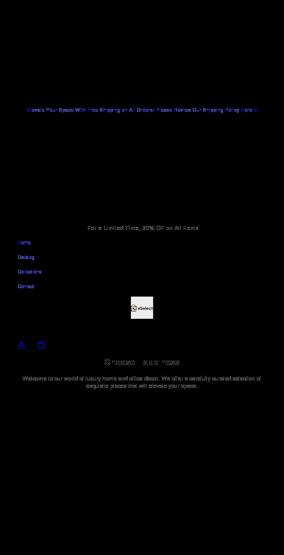 eselect.shop shopify website screenshot