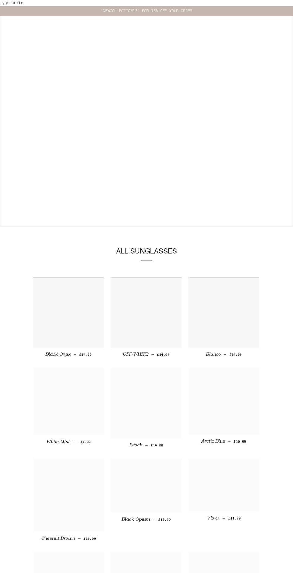 esemldn.com shopify website screenshot