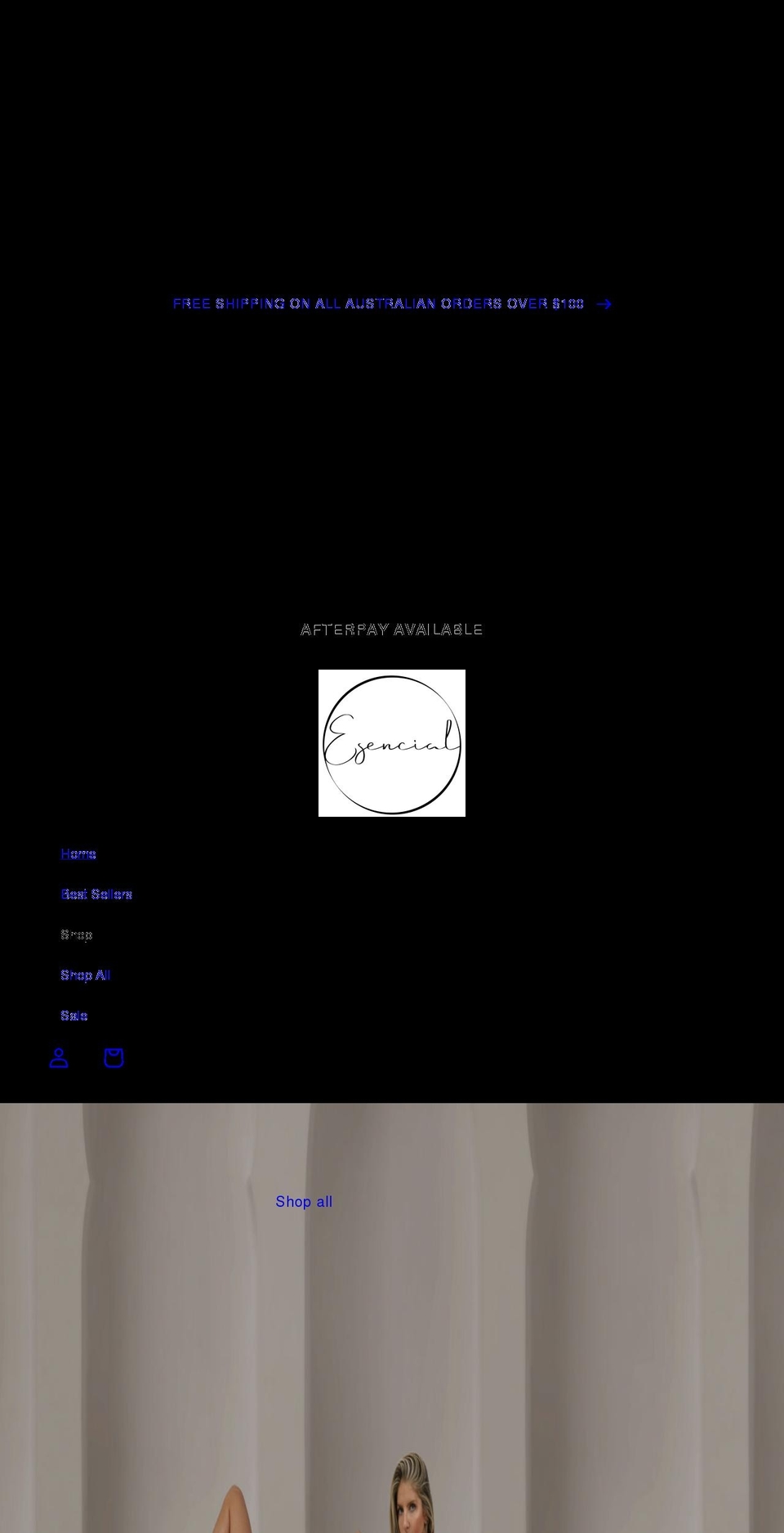 esencialswim.com shopify website screenshot