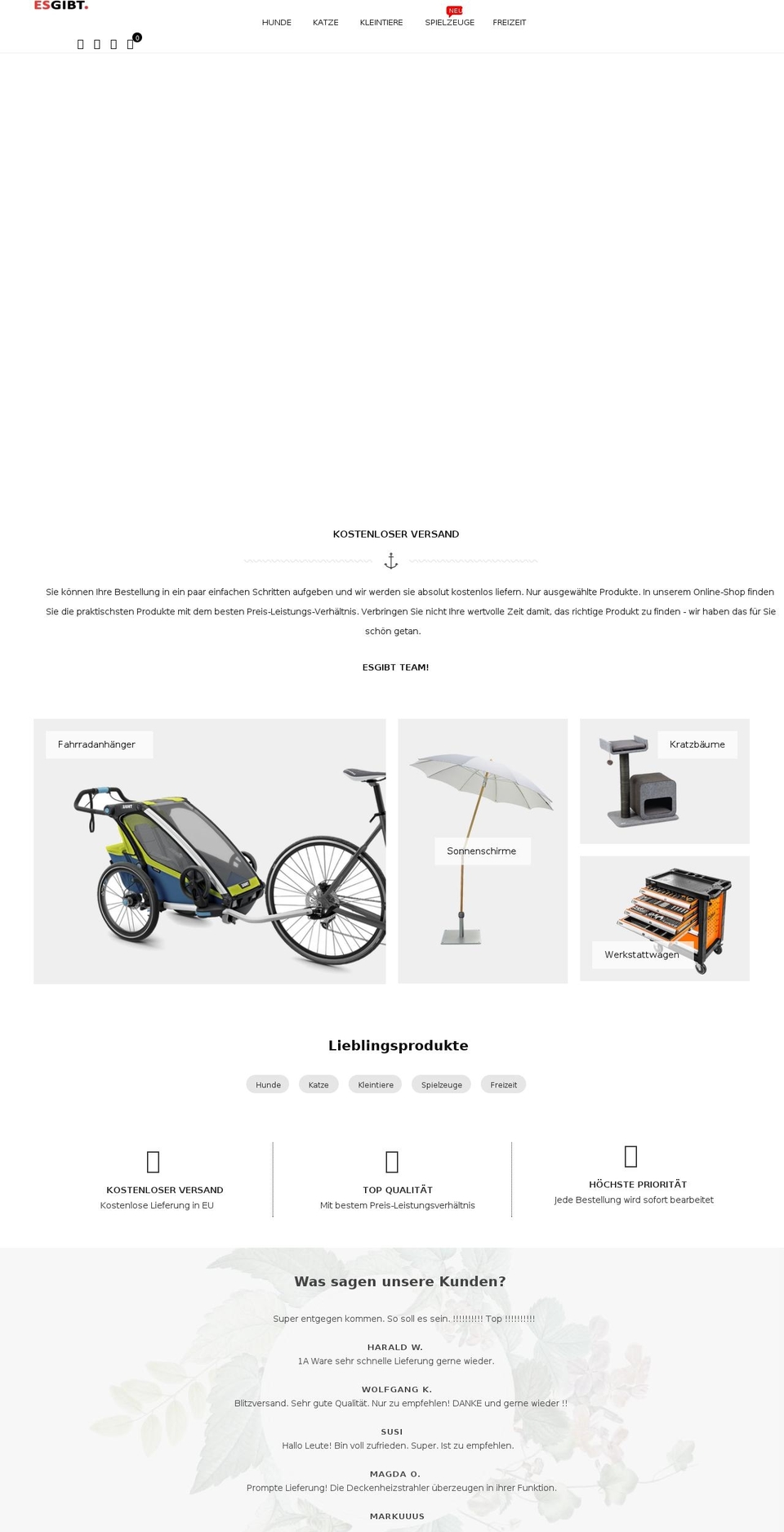 esgibt.com shopify website screenshot