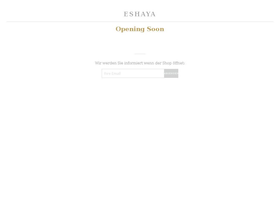 eshaya.shop shopify website screenshot