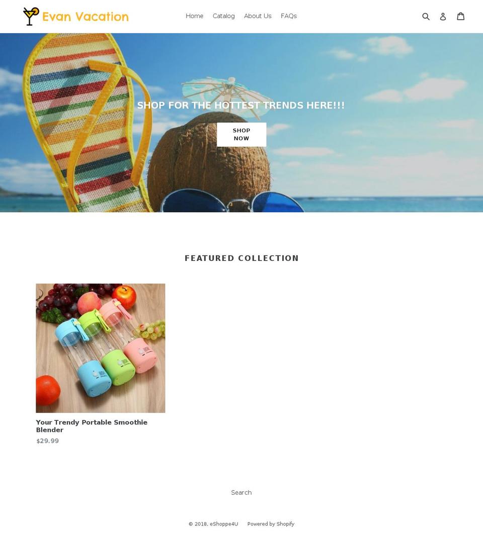 eshoppe4u.com — Shopify storefront screenshot