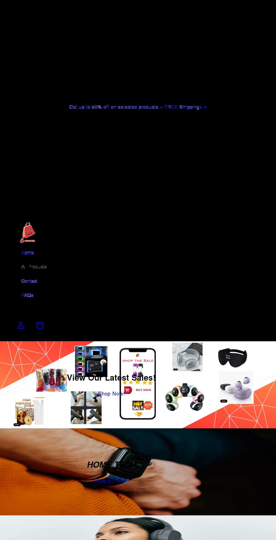 eshopperscart.com shopify website screenshot