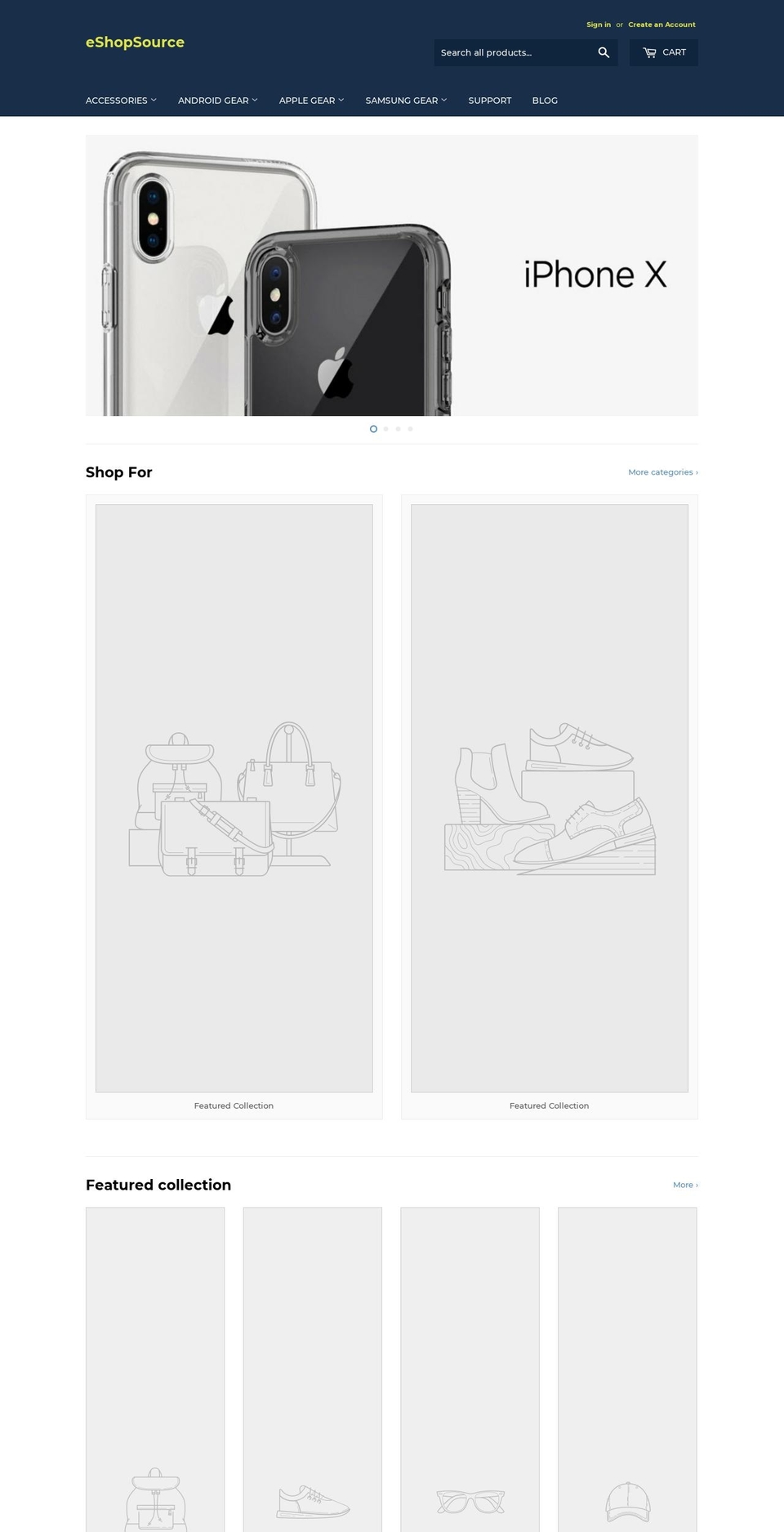 eshopsource.com — Shopify storefront screenshot