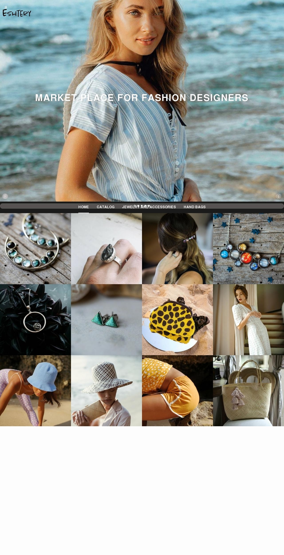 eshtery.com shopify website screenshot